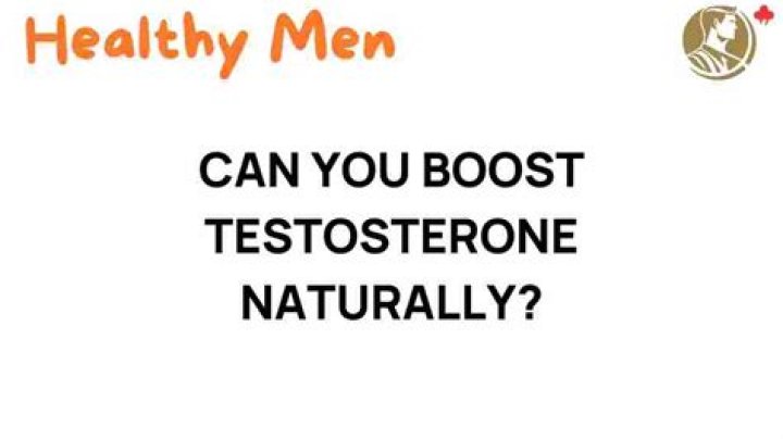 Can you boost testosterone naturally?