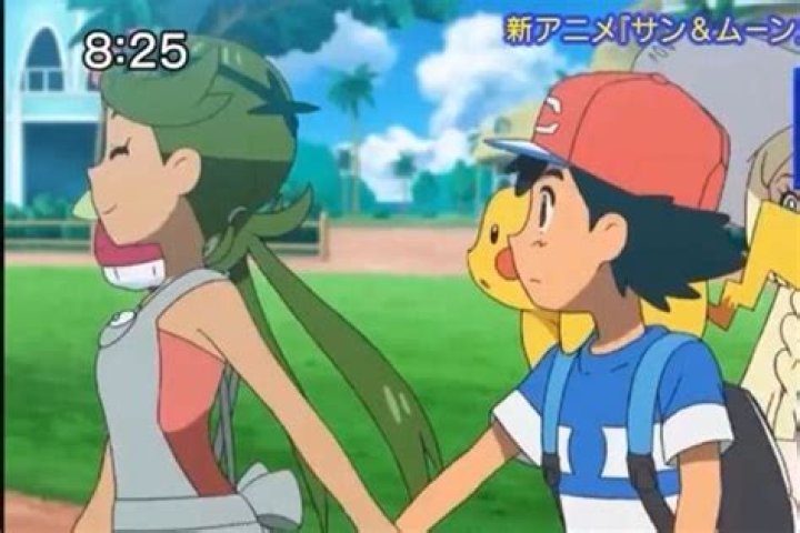 Does Mallow kiss Ash?