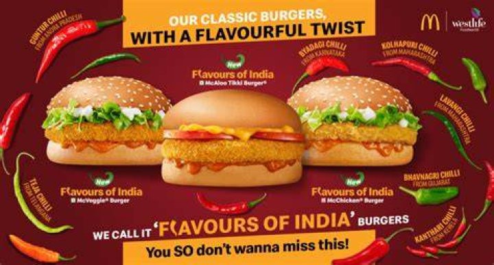 Does McDonalds serve hamburgers in India?