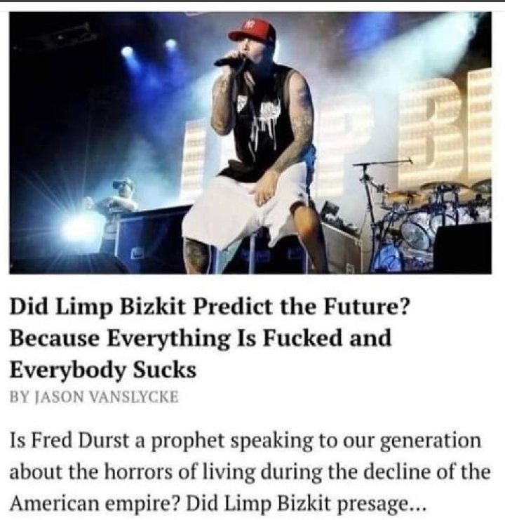 Fred Durst's Net Worth: The Surprising Riches Of The Limp Bizkit Frontman