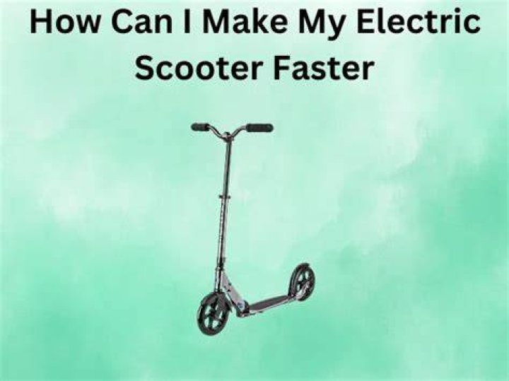 How can I make my electric scooter more powerful?