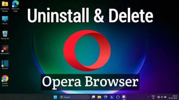 How do I delete Opera?