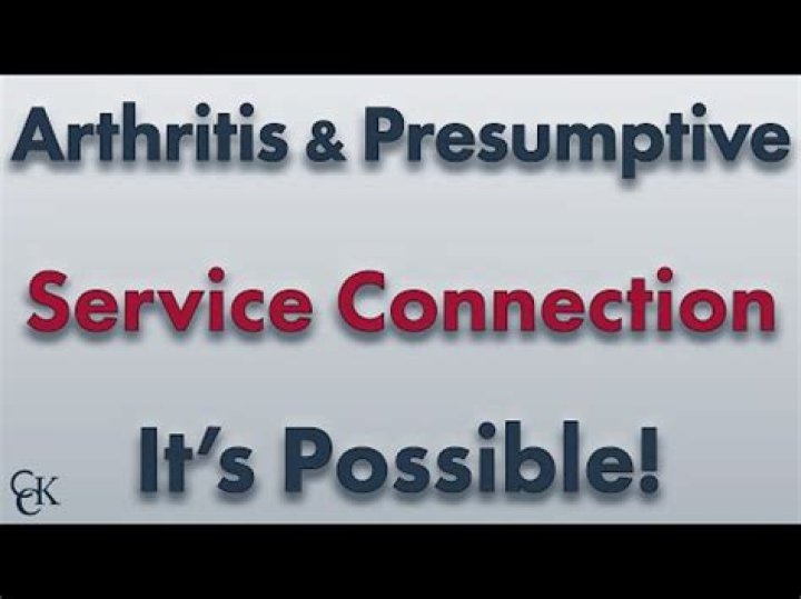 How do you prove arthritis is service connected?