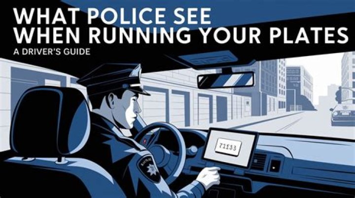 What do police see when they run your plates UK?