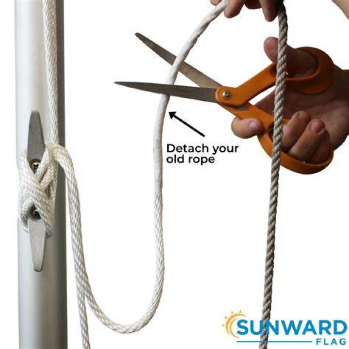 What does Sam do with the rope?