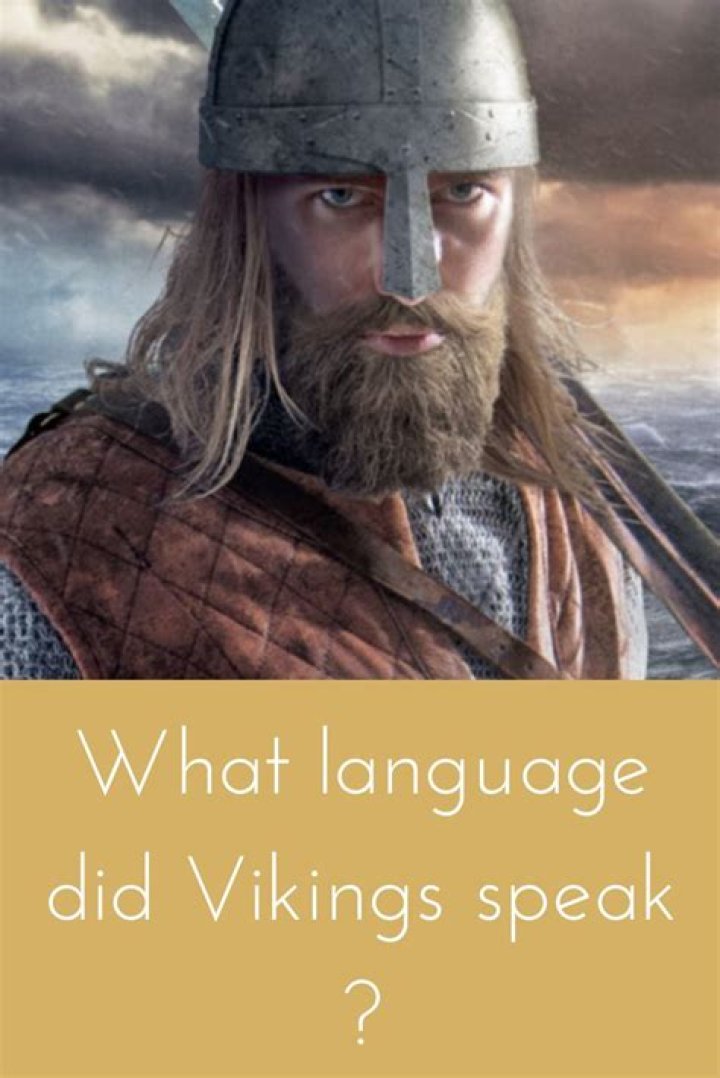 What language did the Vikings speak?